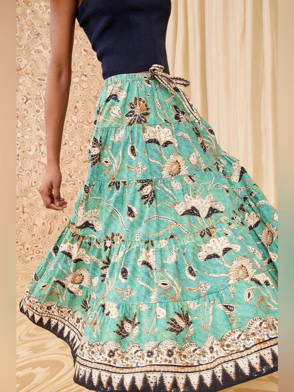 Ulla Johnson green skirt size 2